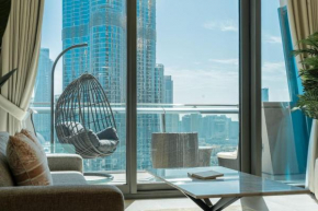LARBI Breathtaking Burj Khalifa & Fountain Luxurious 1BR